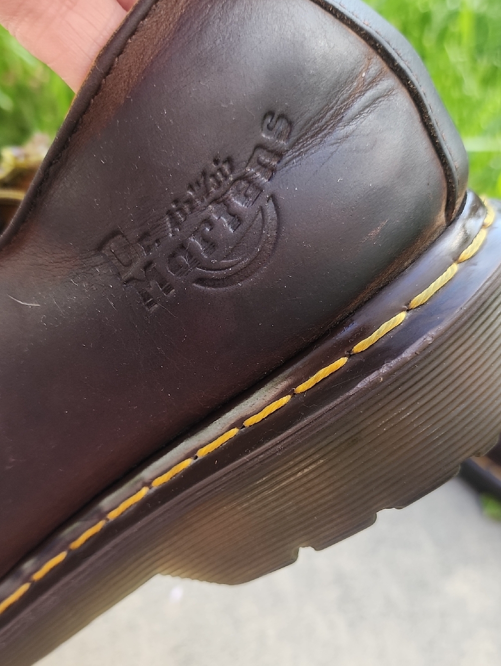 Dr. Martens Brown Leather 4-Eye Derby Oxfords - Picture 7 of 14